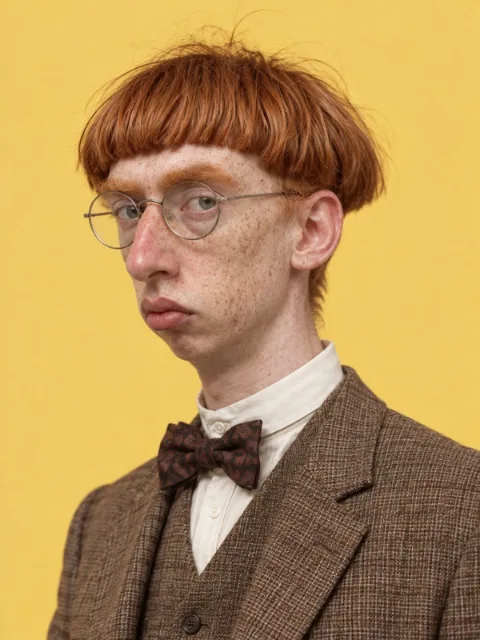 AI character student ID photo